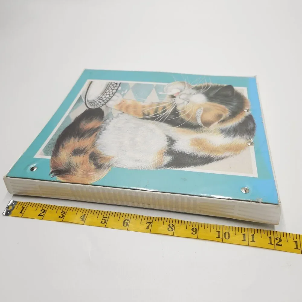 Vintage Cat Binder Mead Sophisticats  29092 Office School Supplies 3 Ring Cats